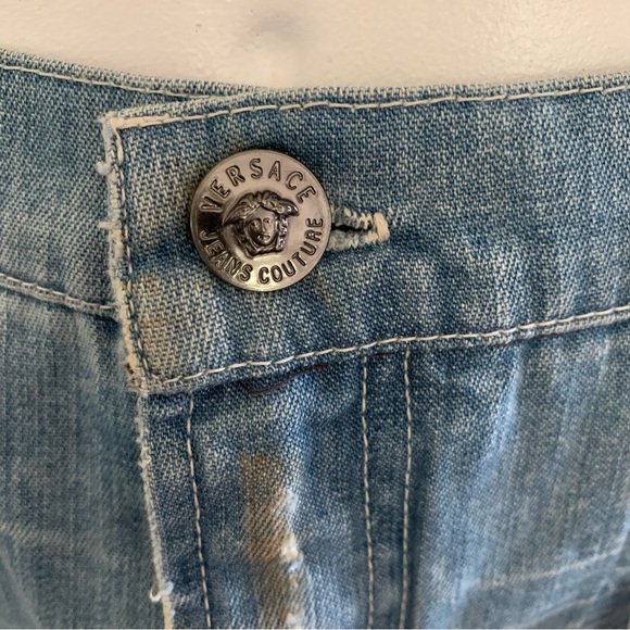 🆕 VERSACE Denim Skirt - Picture 4 of 11